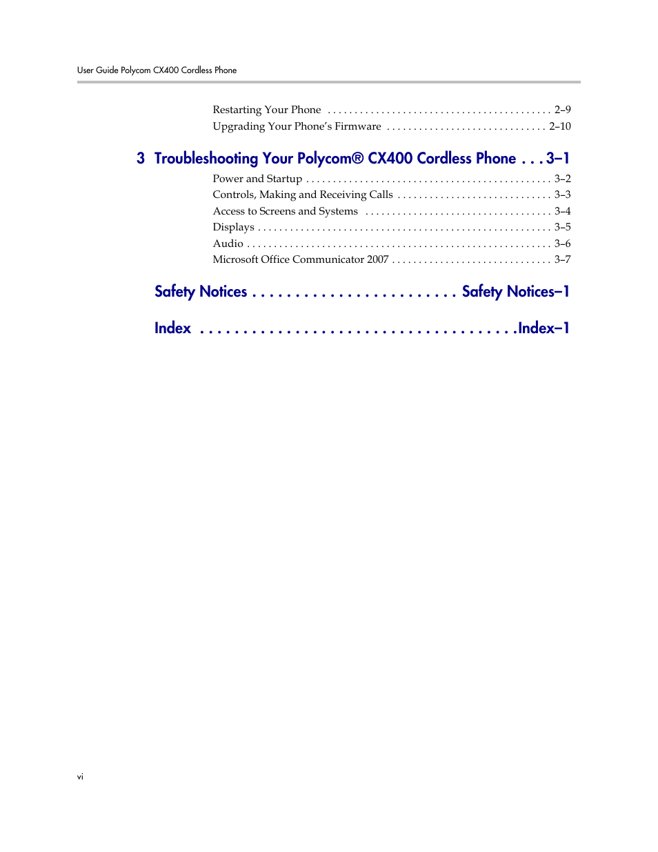 Polycom CX400 User Manual | Page 6 / 42