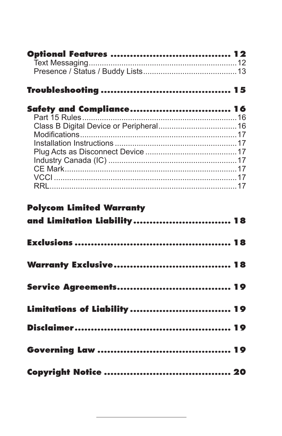 Polycom SoundStation IP 4000 SIP 1.6 User Manual | Page 3 / 24