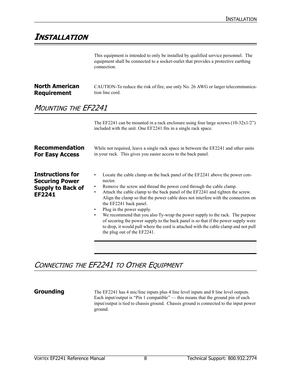 Ef2241, Nstallation | Polycom EF2241 User Manual | Page 10 / 68