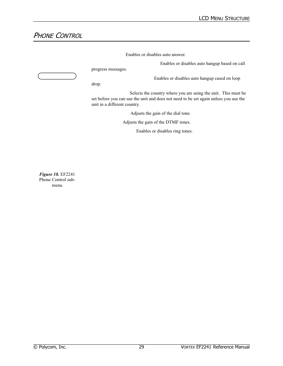 Hone, Ontrol | Polycom EF2241 User Manual | Page 31 / 68