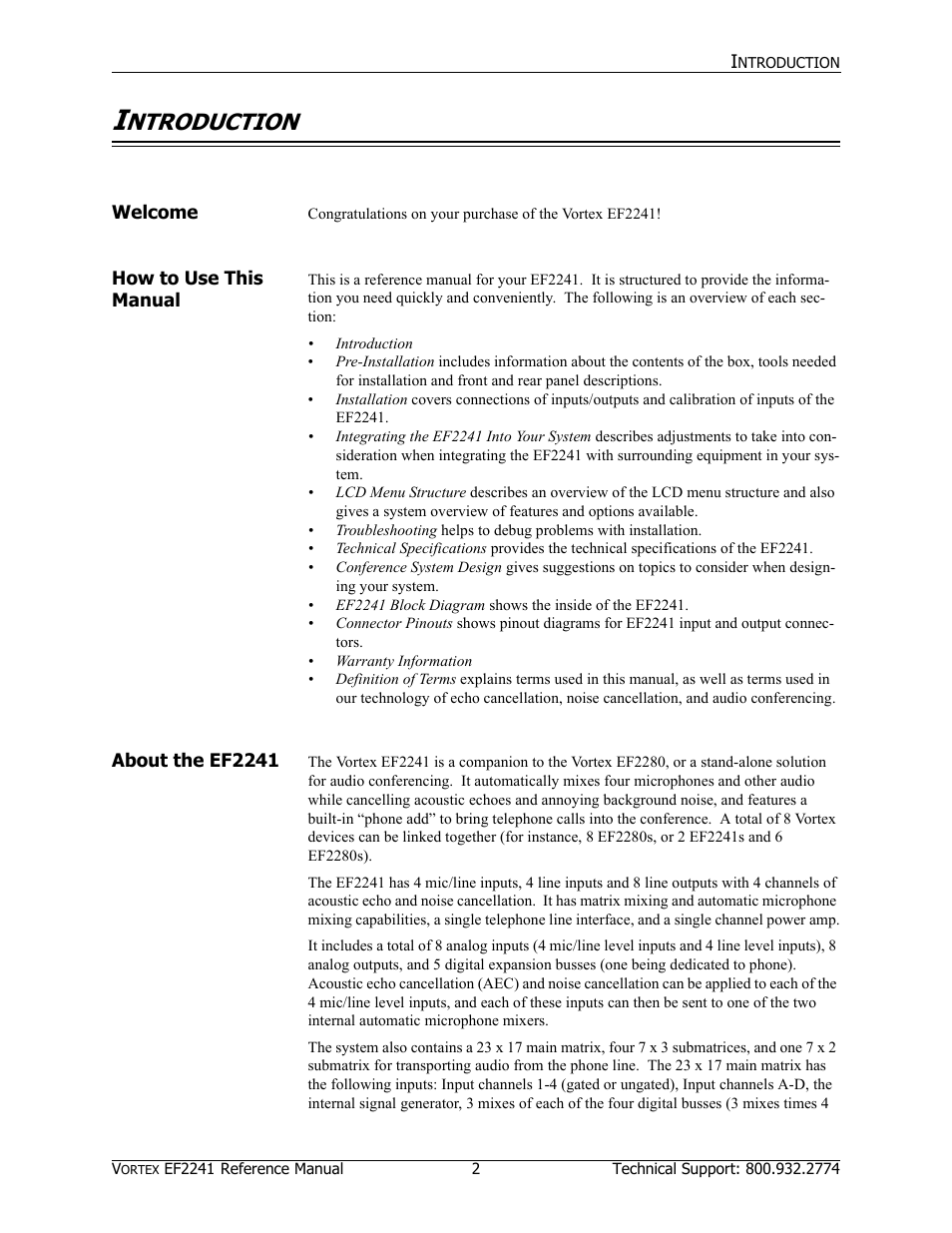 Ntroduction | Polycom EF2241 User Manual | Page 4 / 68