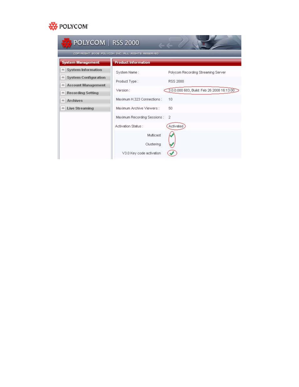 Polycom RSS 2000 User Manual | Page 17 / 24