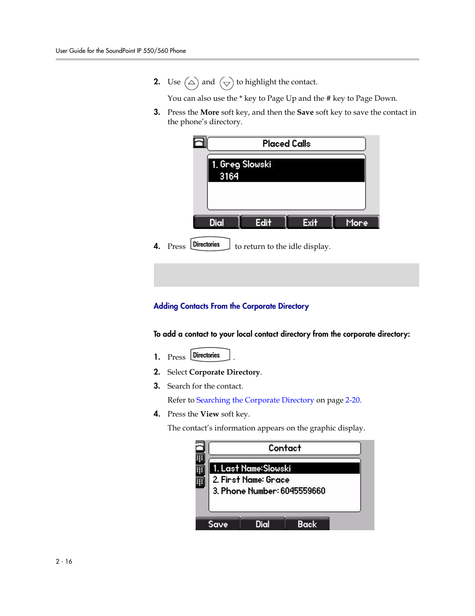 Polycom SoundPoint IP 560 User Manual | Page 40 / 108