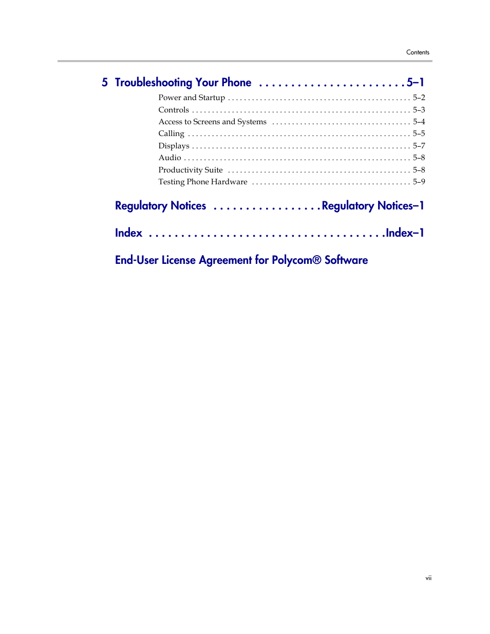 Polycom SoundPoint IP 560 User Manual | Page 7 / 108