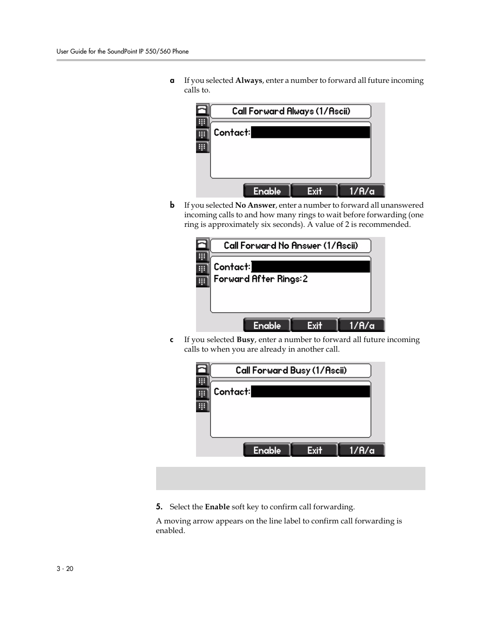 Polycom SoundPoint IP 560 User Manual | Page 70 / 108