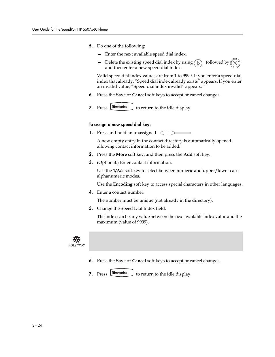 Polycom SoundPoint IP 560 User Manual | Page 74 / 108