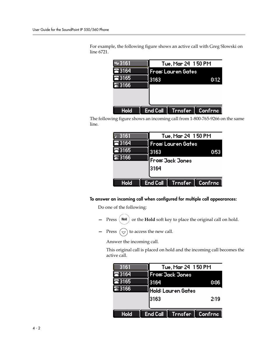 Polycom SoundPoint IP 560 User Manual | Page 78 / 108