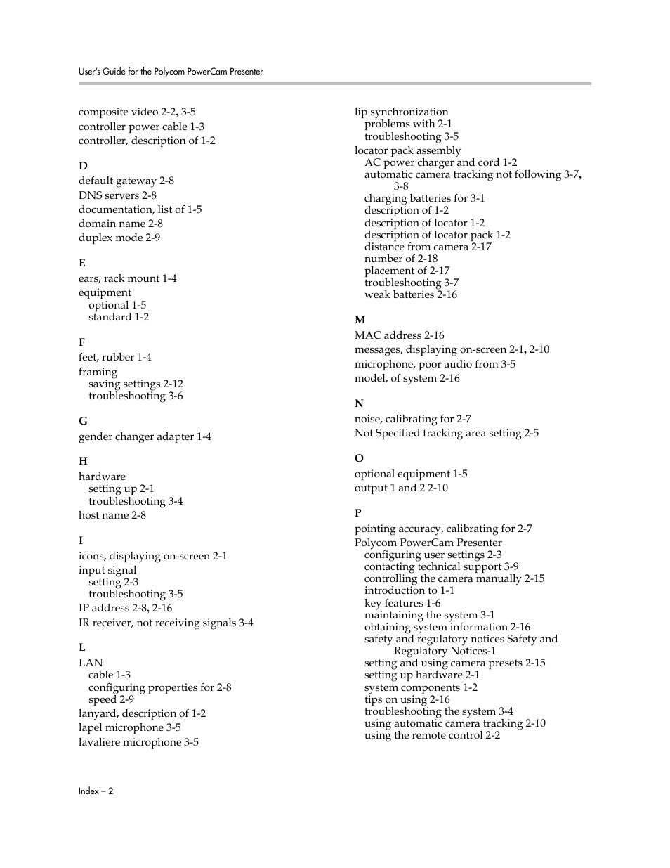 Polycom 3725-24004-001/A User Manual | Page 50 / 52