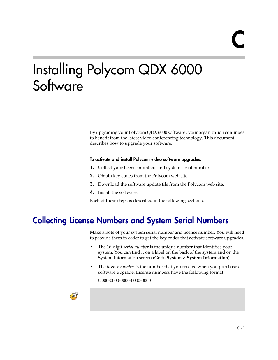 Installing polycom qdx 6000 software | Polycom 6000 User Manual | Page 123 / 126