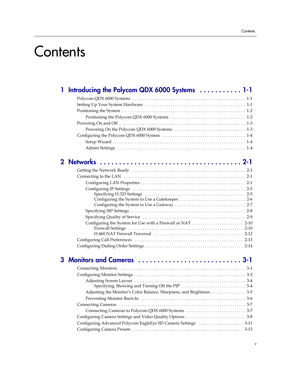 Polycom 6000 User Manual | Page 5 / 126