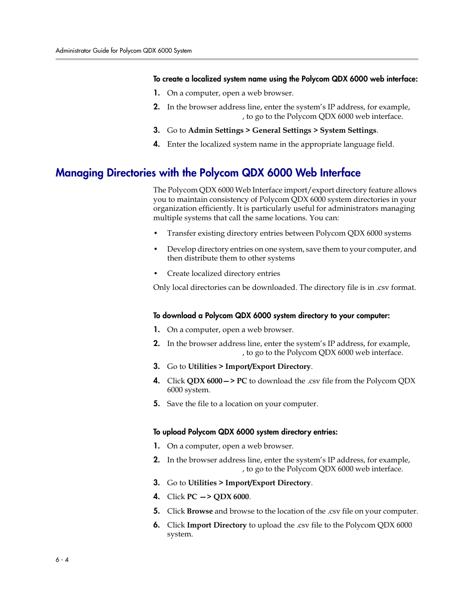 Polycom 6000 User Manual | Page 60 / 126