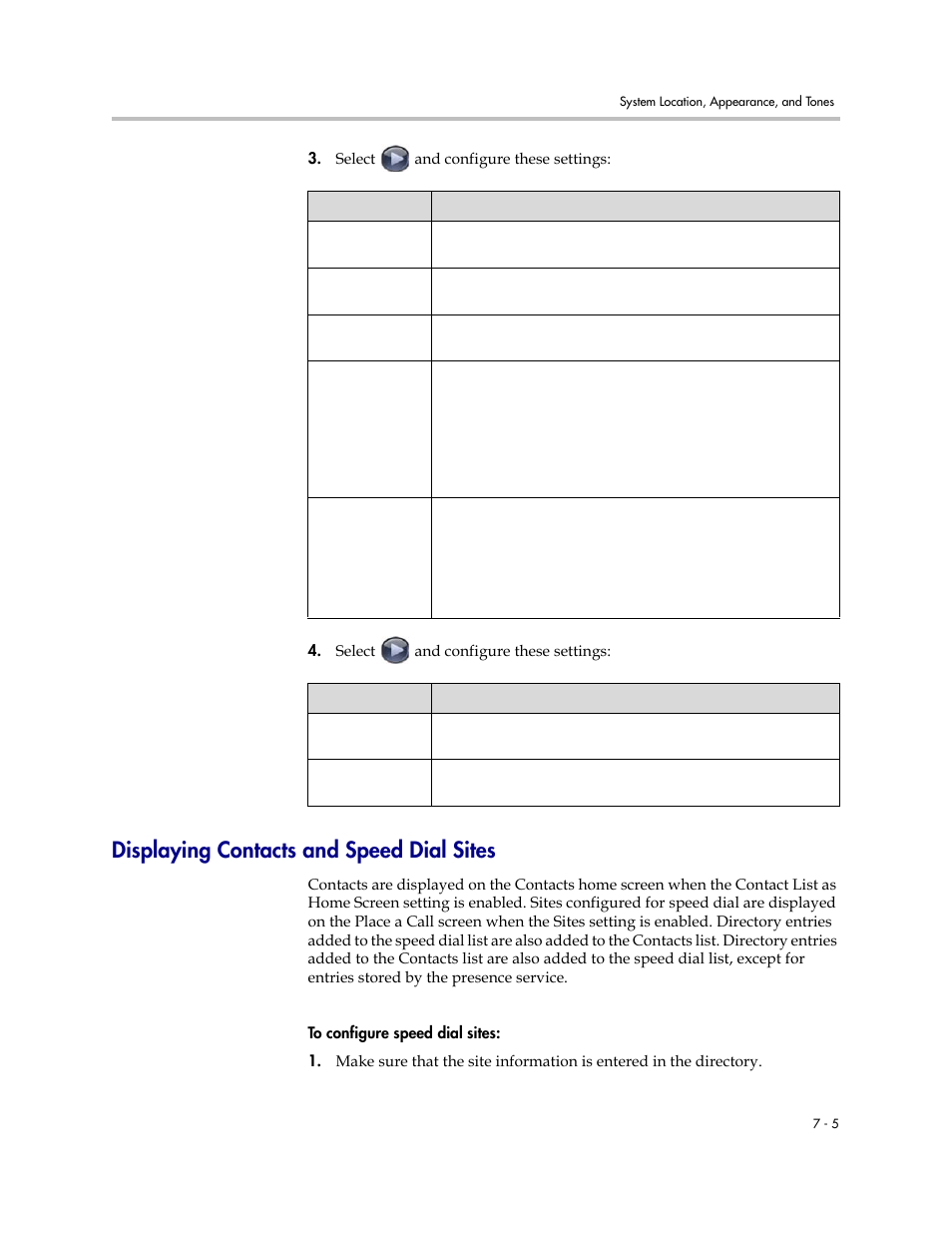 Displaying contacts and speed dial sites, Displaying contacts and speed dial sites -5 | Polycom 6000 User Manual | Page 69 / 126