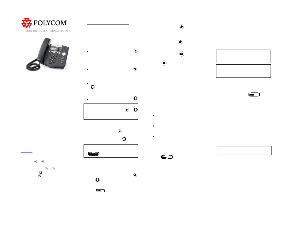 Polycom SoundPoint 1725-12490-001 User Manual | 2 pages