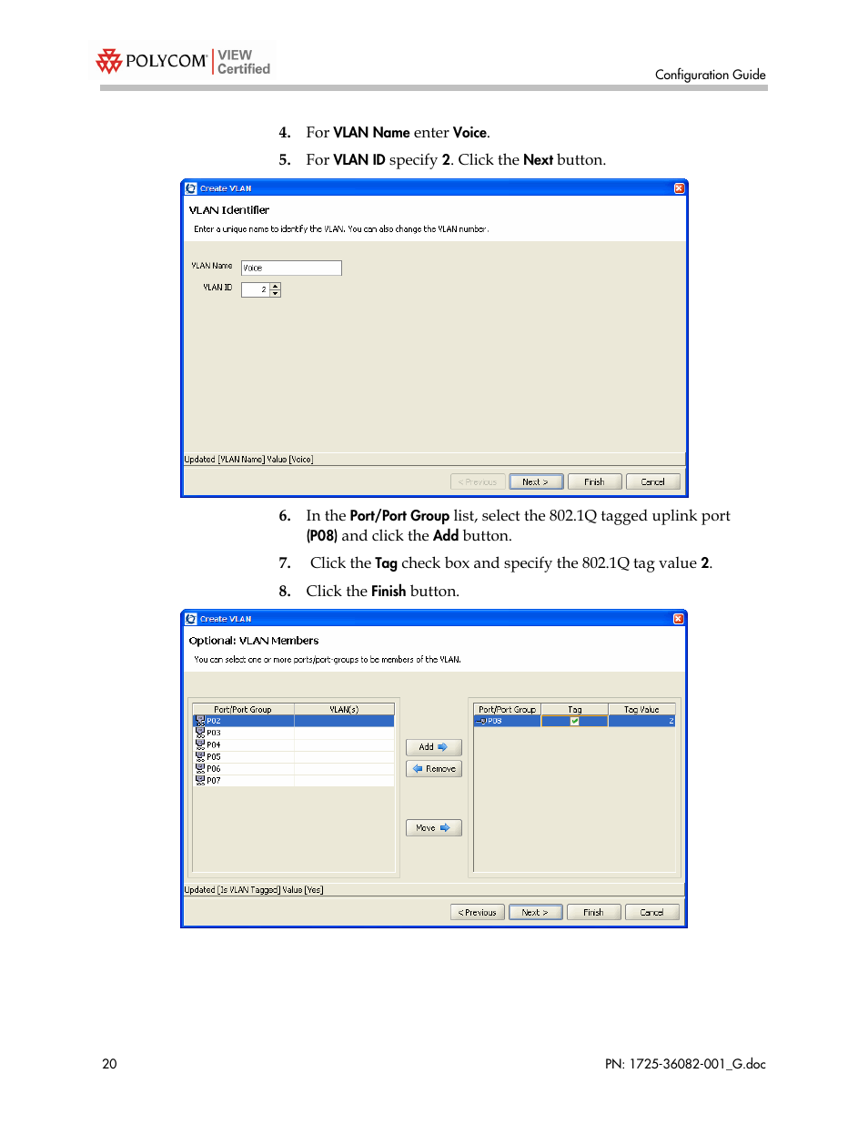 Polycom 1725-36082-001 User Manual | Page 20 / 37