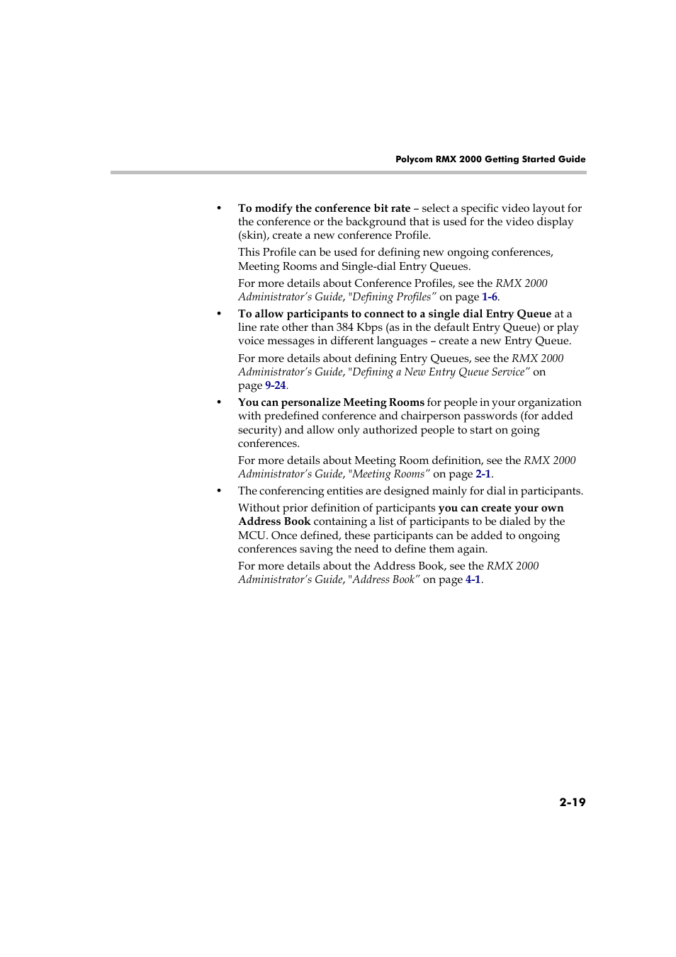 Polycom RMX 2000 User Manual | Page 33 / 84