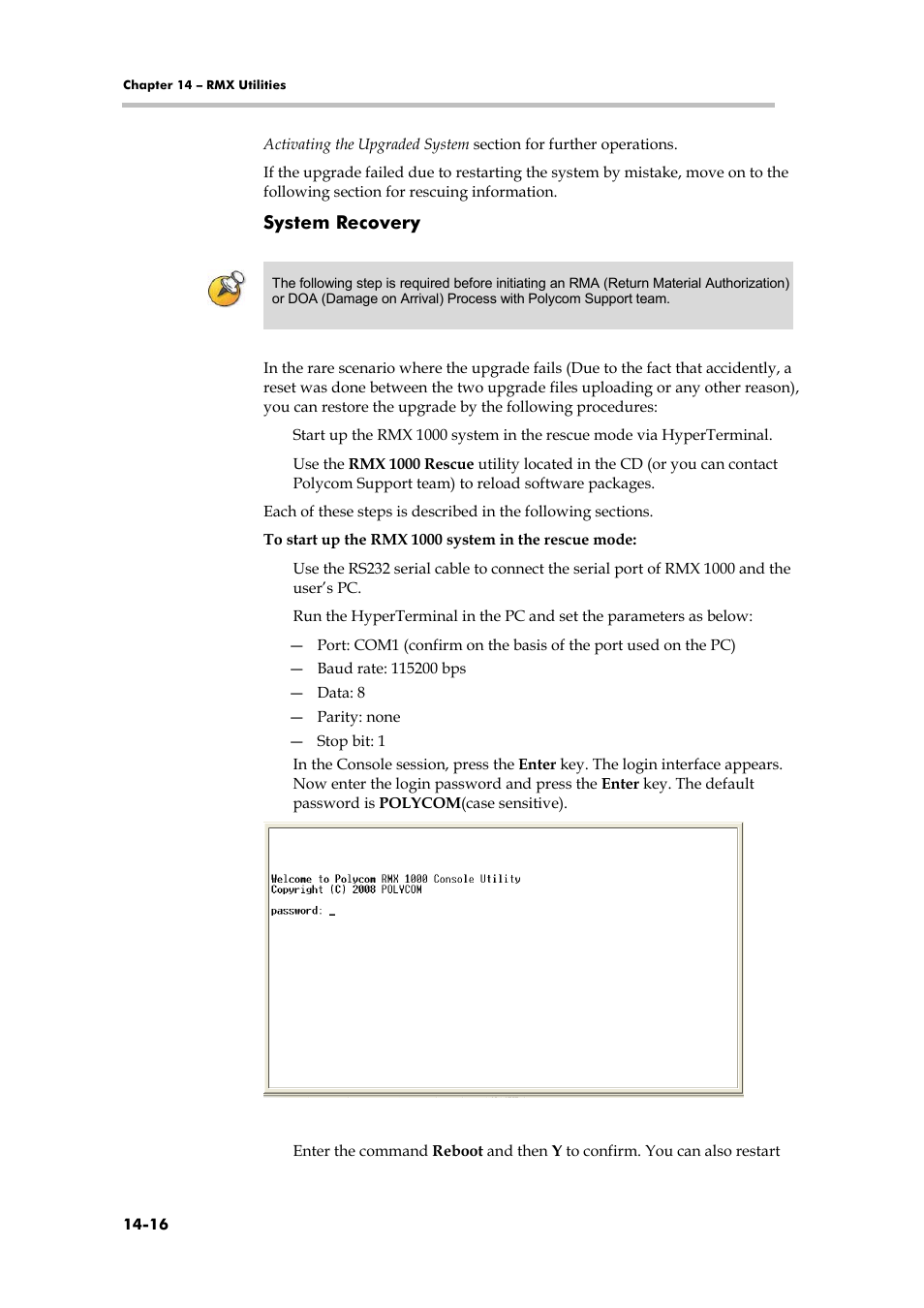 Security setting | Polycom RMX 1000 User Manual | Page 133 / 167