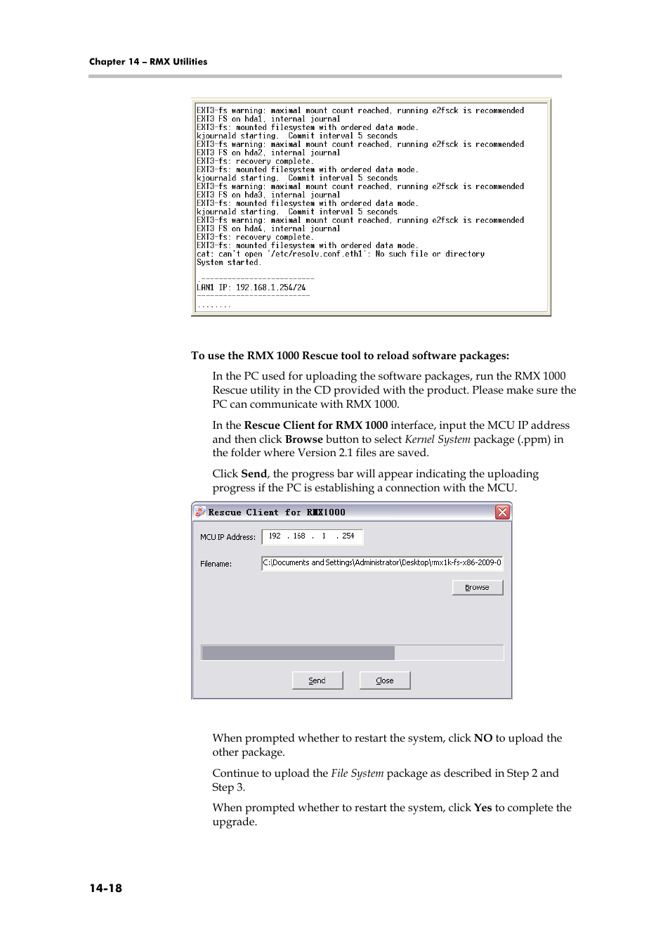 Snmp setting | Polycom RMX 1000 User Manual | Page 135 / 167