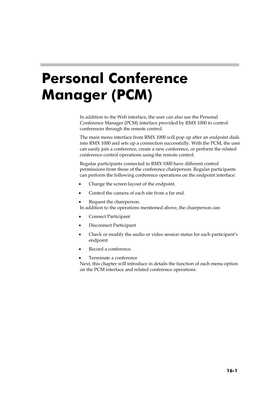 Personal conference manager (pcm), Resources report | Polycom RMX 1000 User Manual | Page 142 / 167