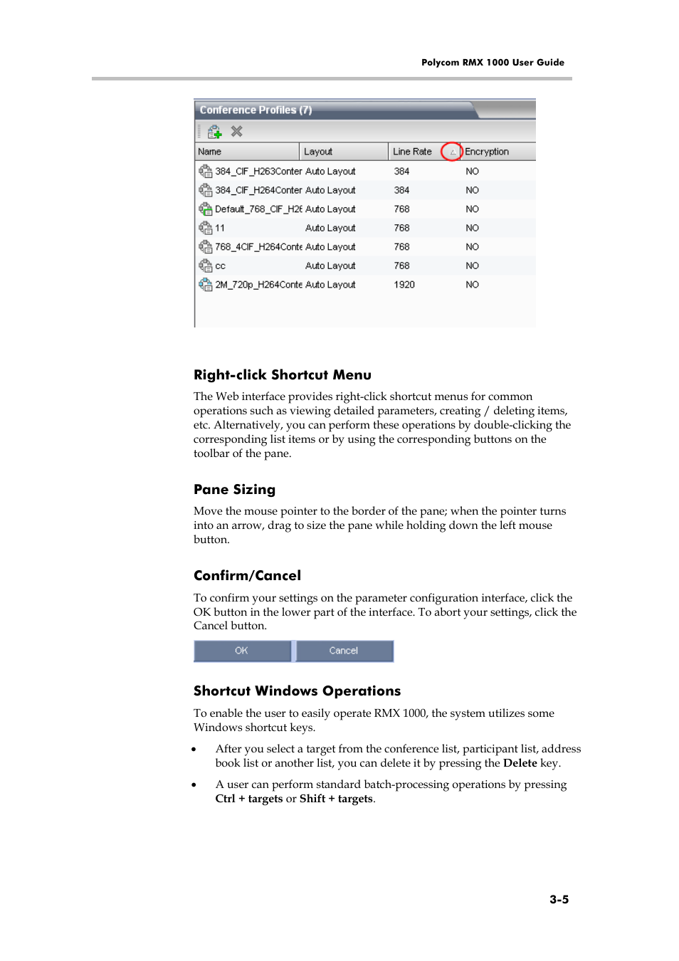 Pane layout | Polycom RMX 1000 User Manual | Page 32 / 167