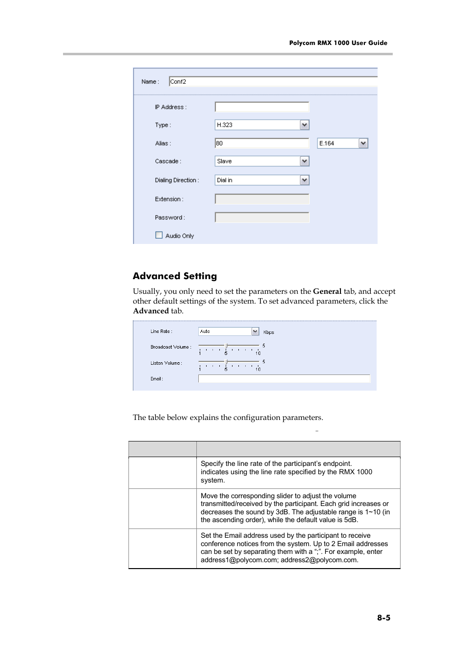 Reservations, Reservations views, Calendar view | Advanced setting | Polycom RMX 1000 User Manual | Page 72 / 167