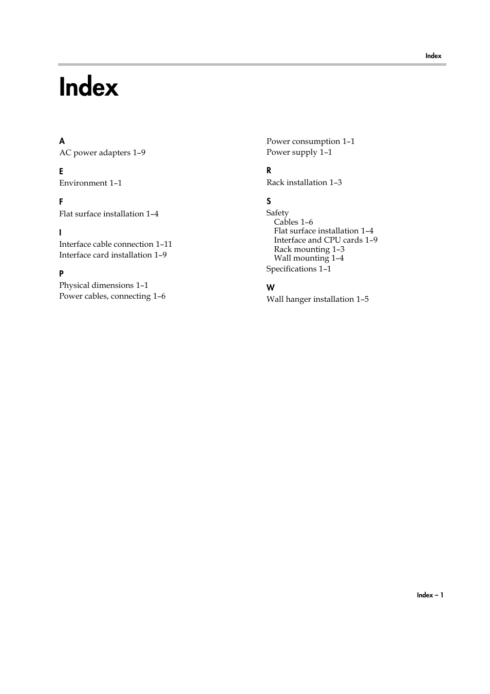 Index | Polycom KIRK KWS8000 User Manual | Page 35 / 38