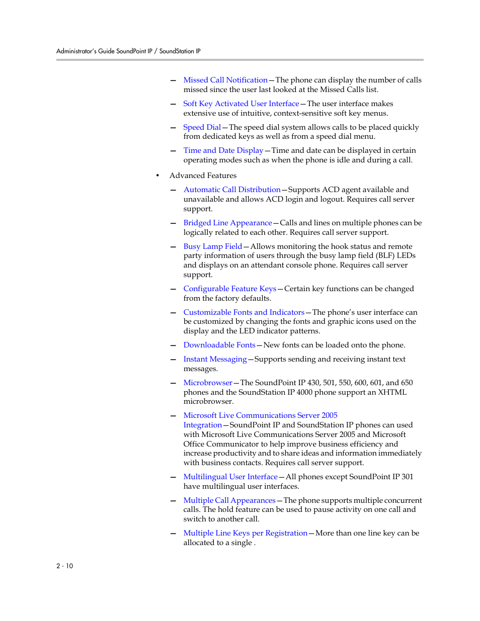 Polycom SIP 2.2.2 User Manual | Page 26 / 256