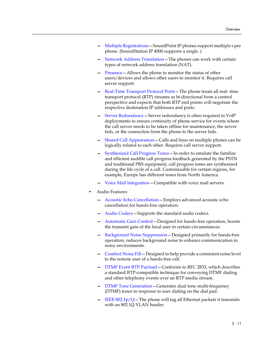 Polycom SIP 2.2.2 User Manual | Page 27 / 256