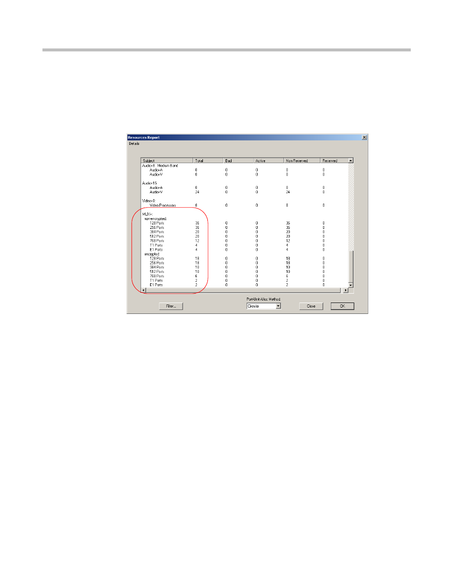Mux+ resource report, Mux+ resource report -52 | Polycom DOC2237A User Manual | Page 124 / 170