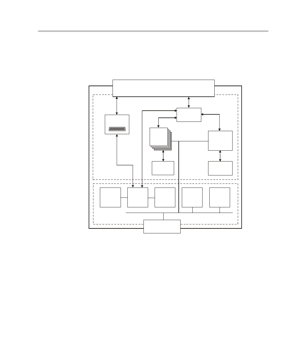 Audio+ module architecture, Audio + port capacities, Audio+ module architecture -57 | Audio + port capacities -57, 57 audio+ module architecture | Polycom DOC2237A User Manual | Page 129 / 170