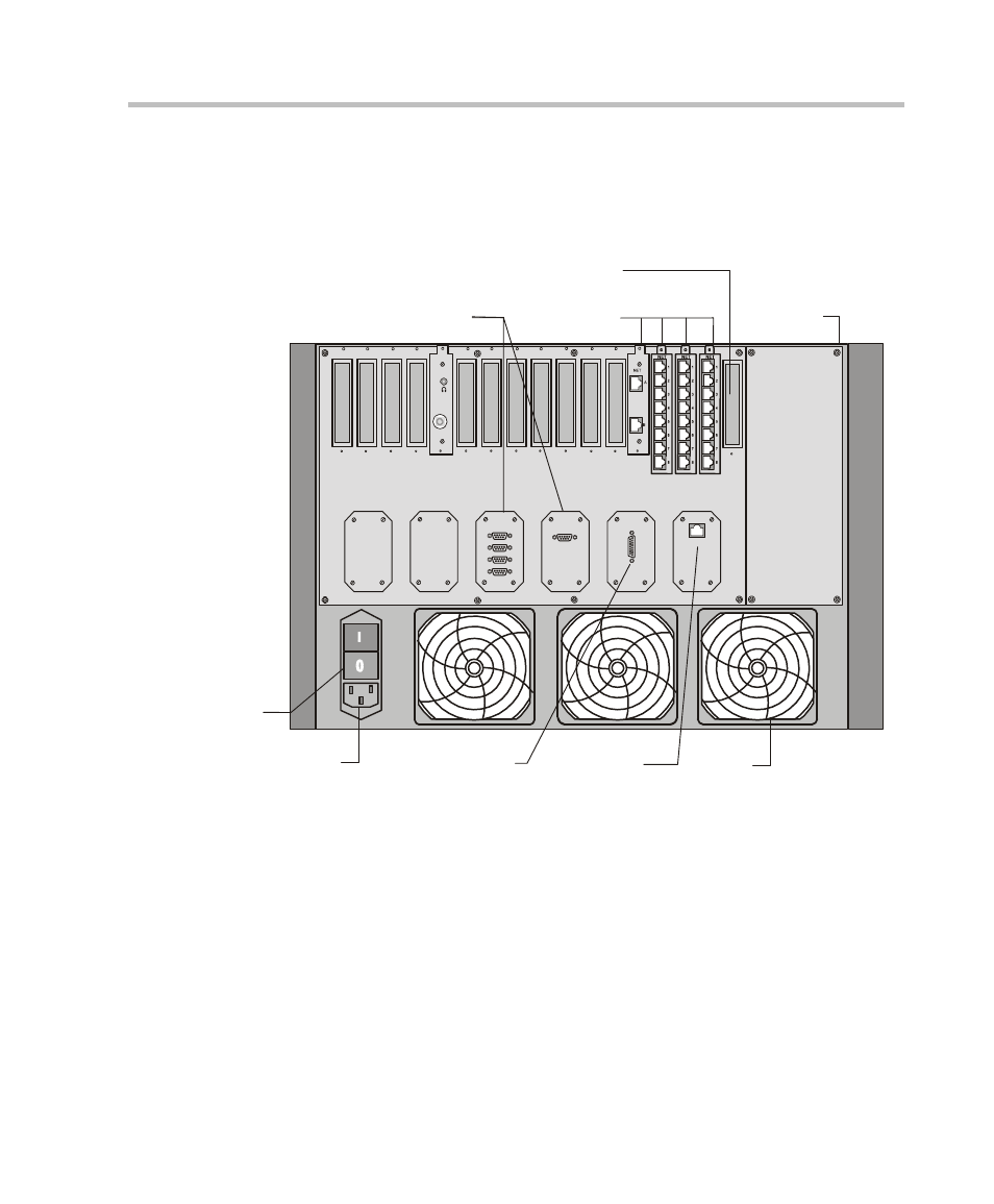 Mgc unit rear panel, Mgc unit rear panel -7, 7 mgc unit rear panel | Polycom DOC2237A User Manual | Page 151 / 170