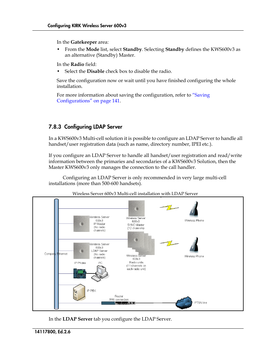 3 configuring ldap server, Figure 71 | Polycom KIRK 14117800 User Manual | Page 132 / 220