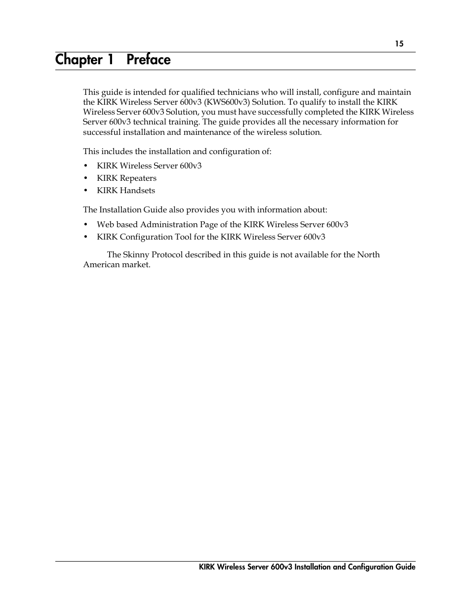 Chapter 1 preface, Preface | Polycom KIRK 14117800 User Manual | Page 15 / 220