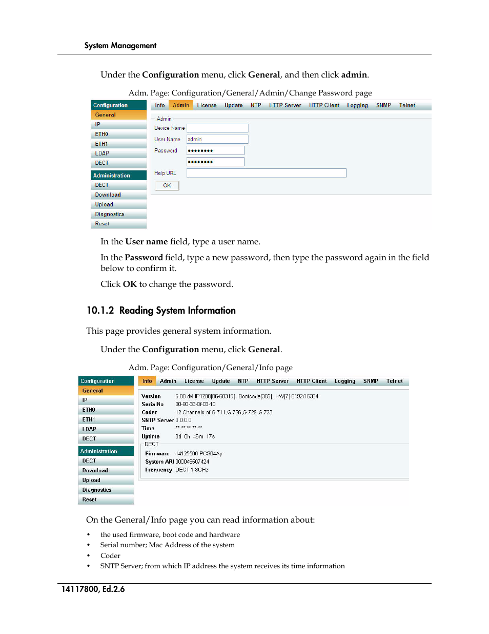 2 reading system information, Figure 96, Figure 97 | Polycom KIRK 14117800 User Manual | Page 166 / 220