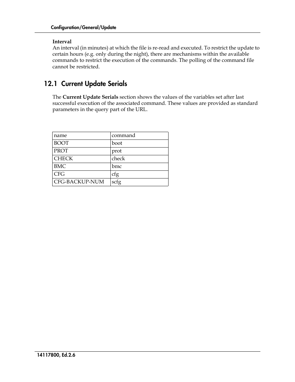 1 current update serials | Polycom KIRK 14117800 User Manual | Page 190 / 220