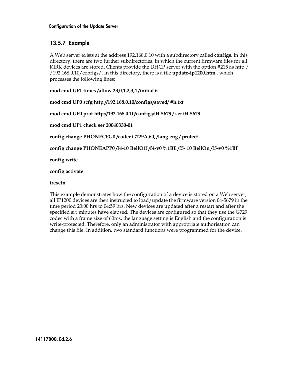 7 example | Polycom KIRK 14117800 User Manual | Page 196 / 220