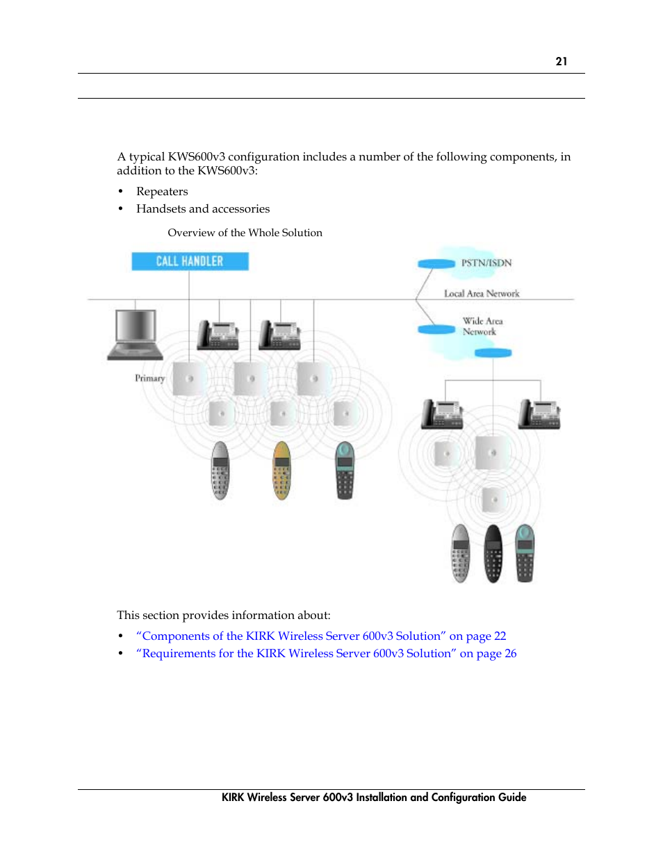 Chapter 2 introduction, Introduction, Figure 1 | Overview of the whole solution | Polycom KIRK 14117800 User Manual | Page 21 / 220