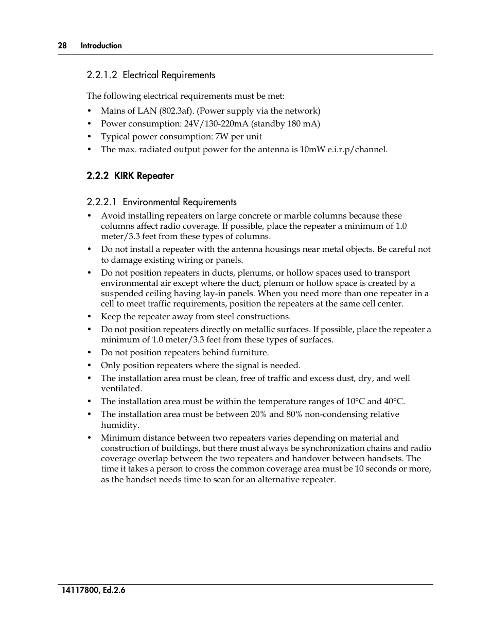 2 kirk repeater | Polycom KIRK 14117800 User Manual | Page 28 / 220