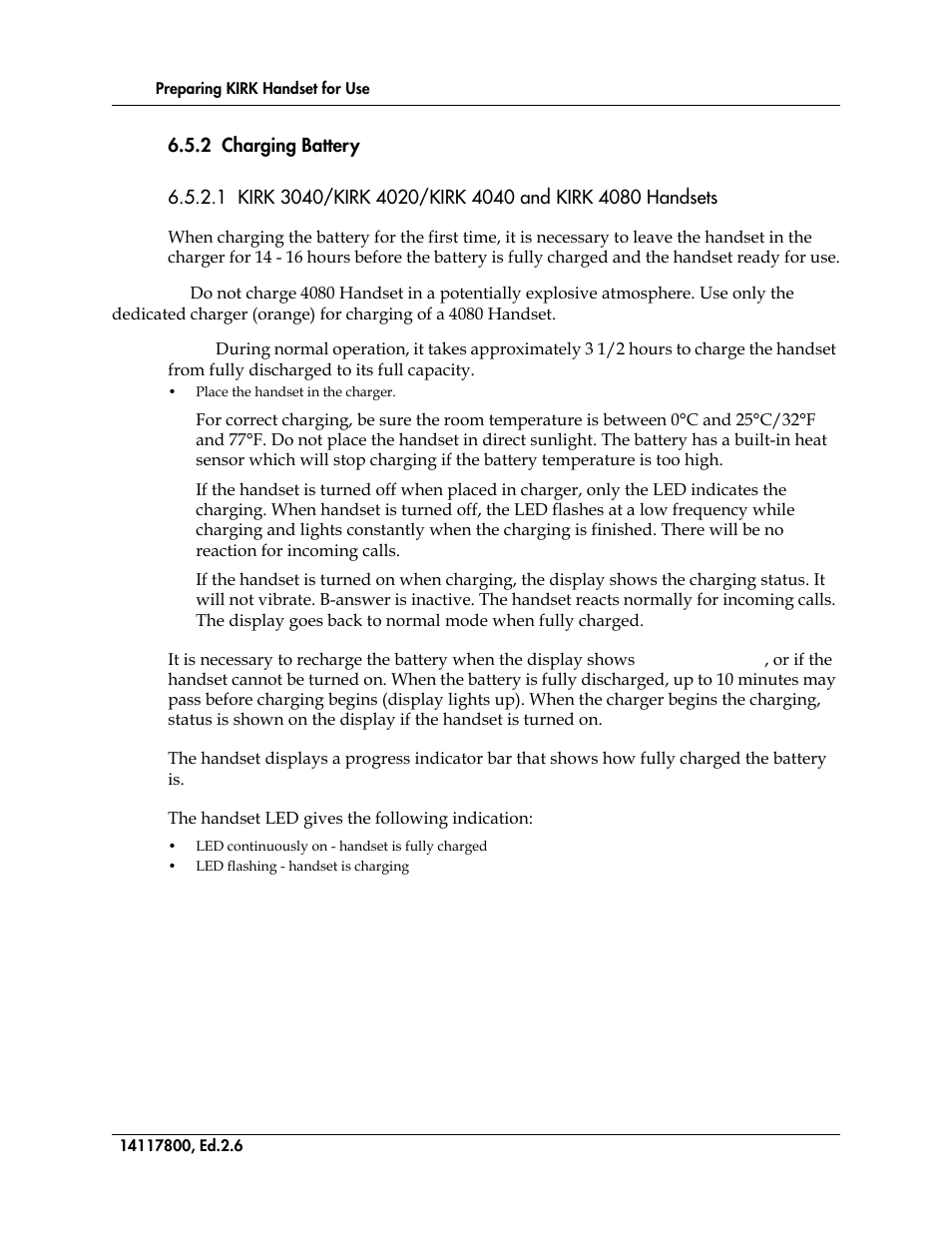 2 charging battery | Polycom KIRK 14117800 User Manual | Page 72 / 220