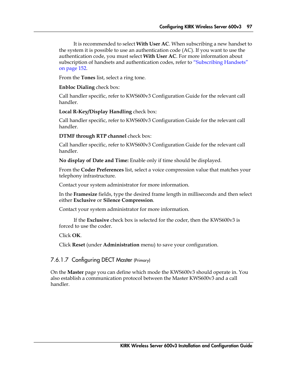 Polycom KIRK 14117800 User Manual | Page 97 / 220