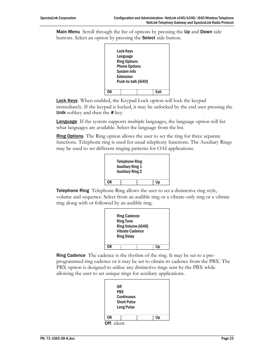 Polycom SpectraLink NetLink 72-1065-09 User Manual | Page 23 / 47