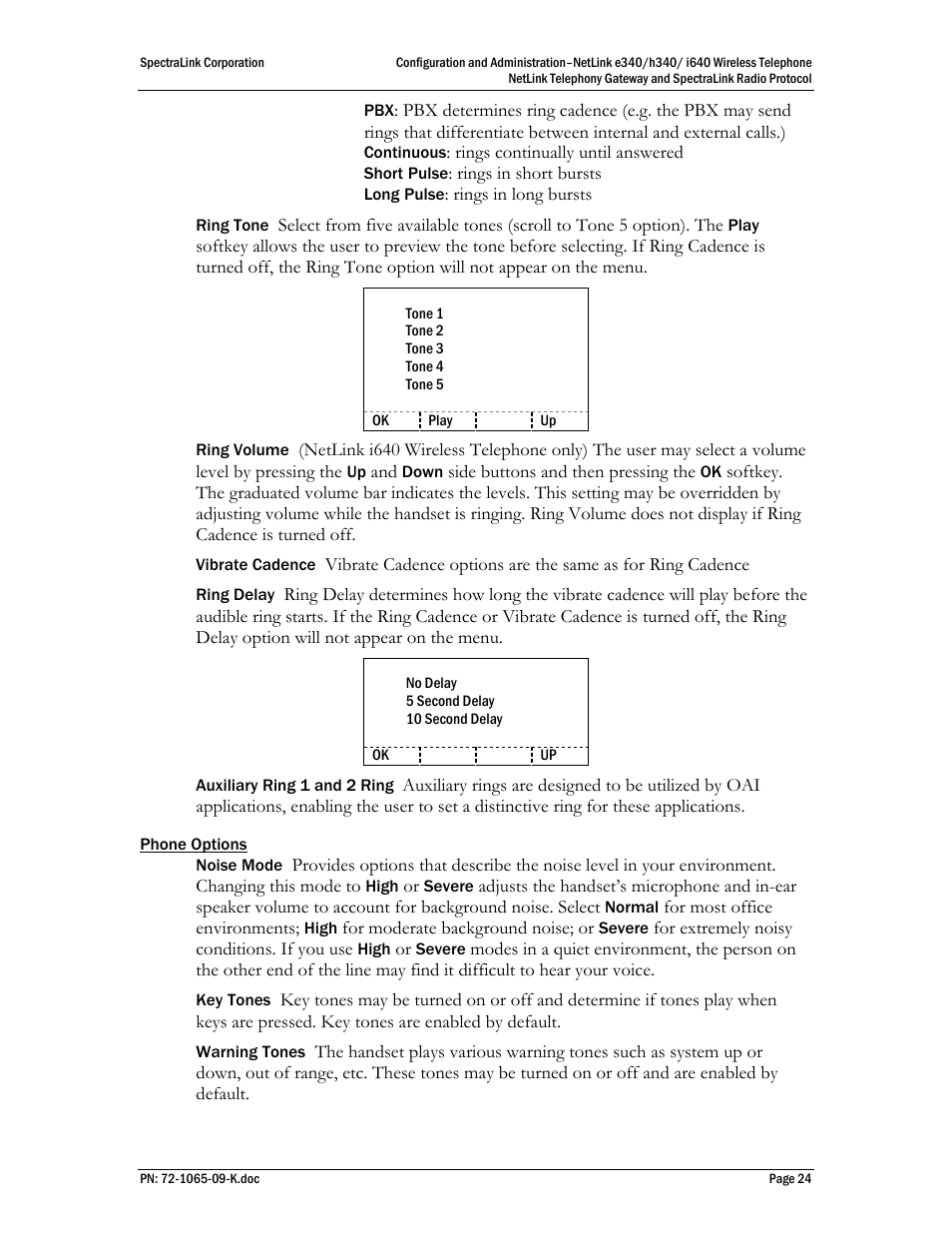 Polycom SpectraLink NetLink 72-1065-09 User Manual | Page 24 / 47