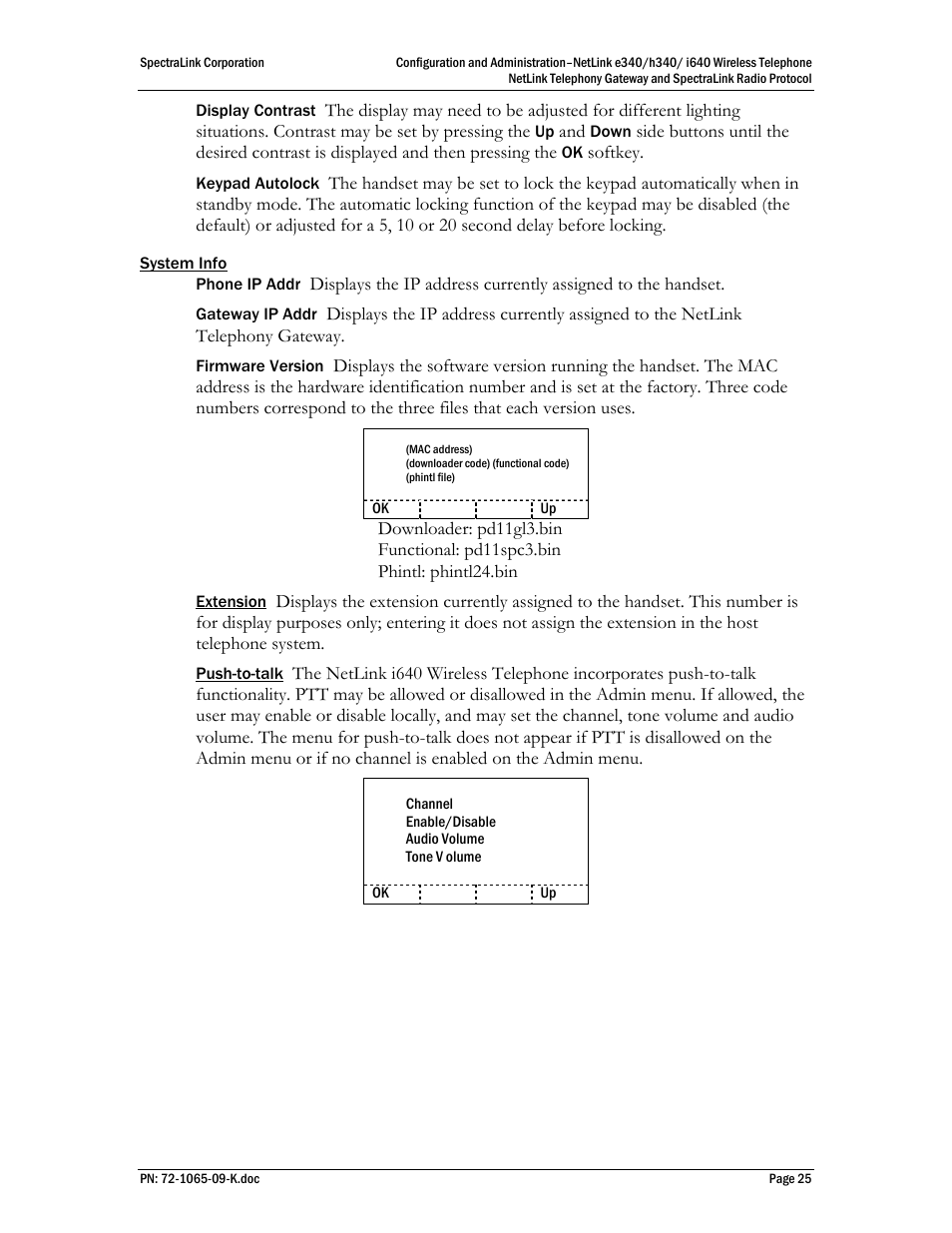 Polycom SpectraLink NetLink 72-1065-09 User Manual | Page 25 / 47