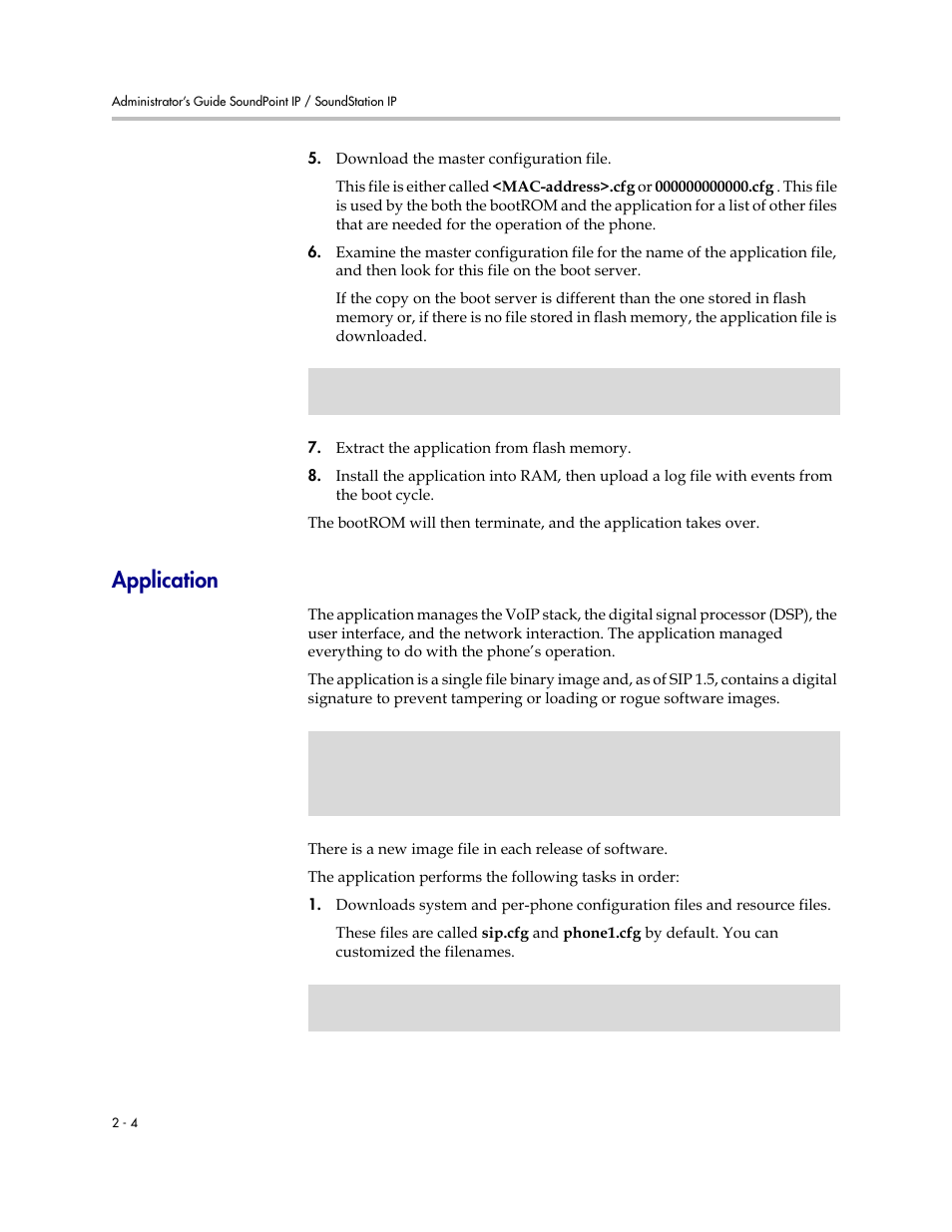 Application, Application –4, Software | Polycom SOUNDPOINT SIP 3.1 User Manual | Page 22 / 337