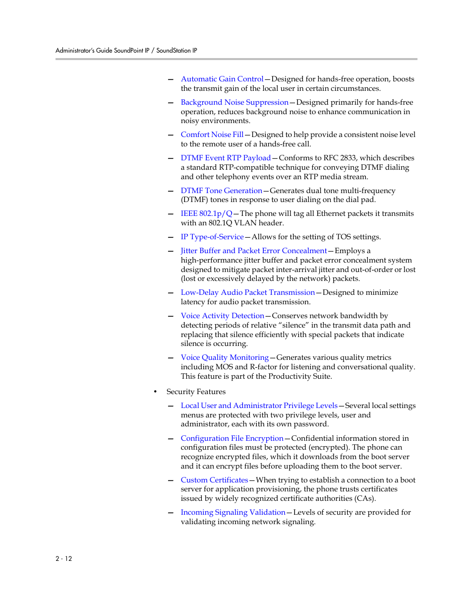 Polycom SOUNDPOINT SIP 3.1 User Manual | Page 30 / 337