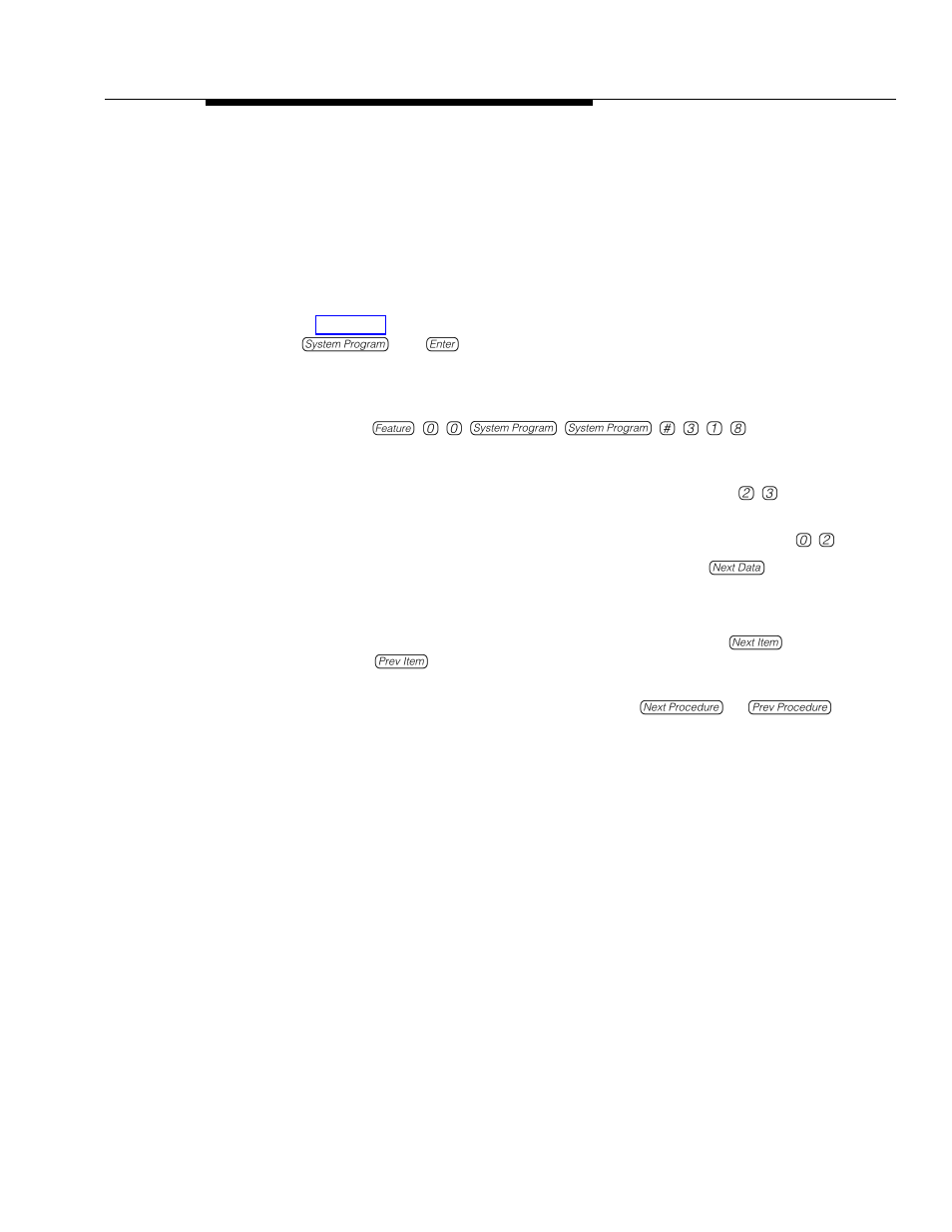 Valid entries, Programming | Polycom TransTalk 9000-Series User Manual | Page 181 / 484