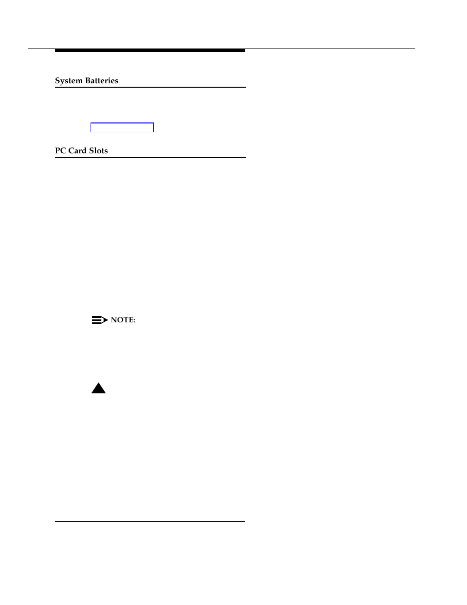 System batteries, Pc card slots | Polycom TransTalk 9000-Series User Manual | Page 23 / 484
