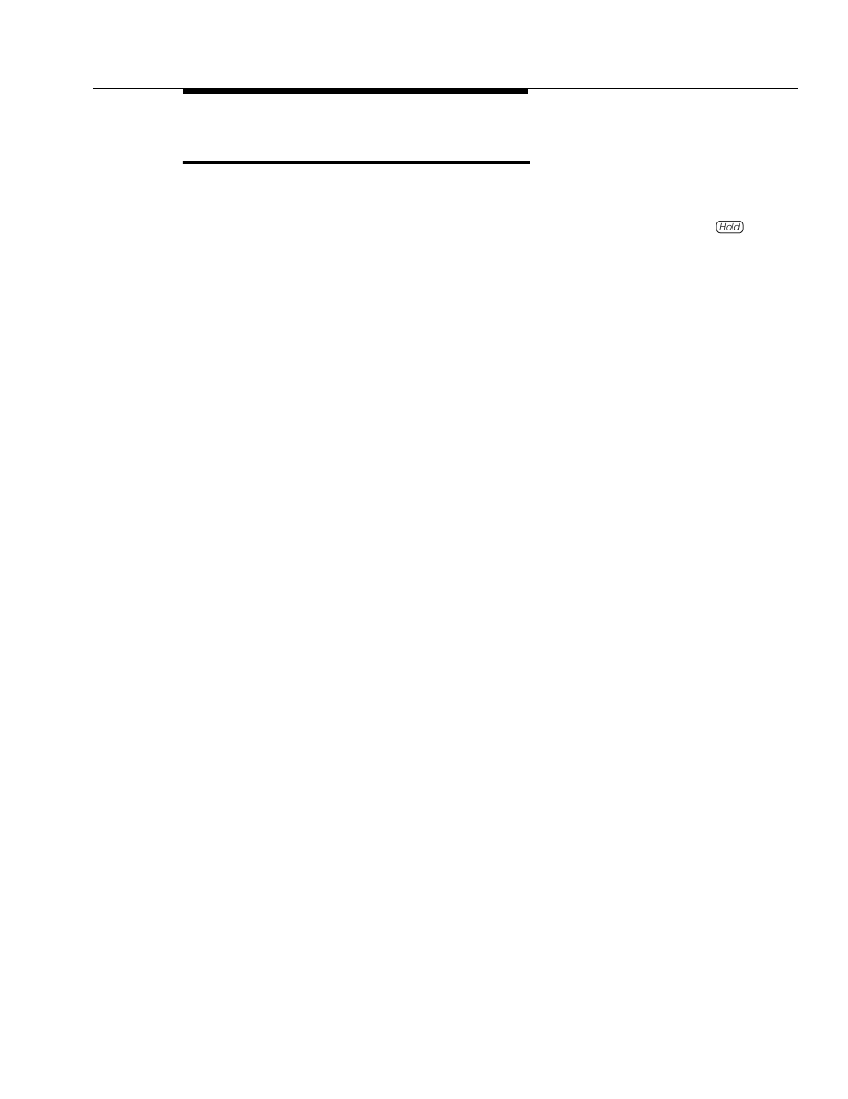 Hold, Description, Related features | Considerations | Polycom TransTalk 9000-Series User Manual | Page 265 / 484