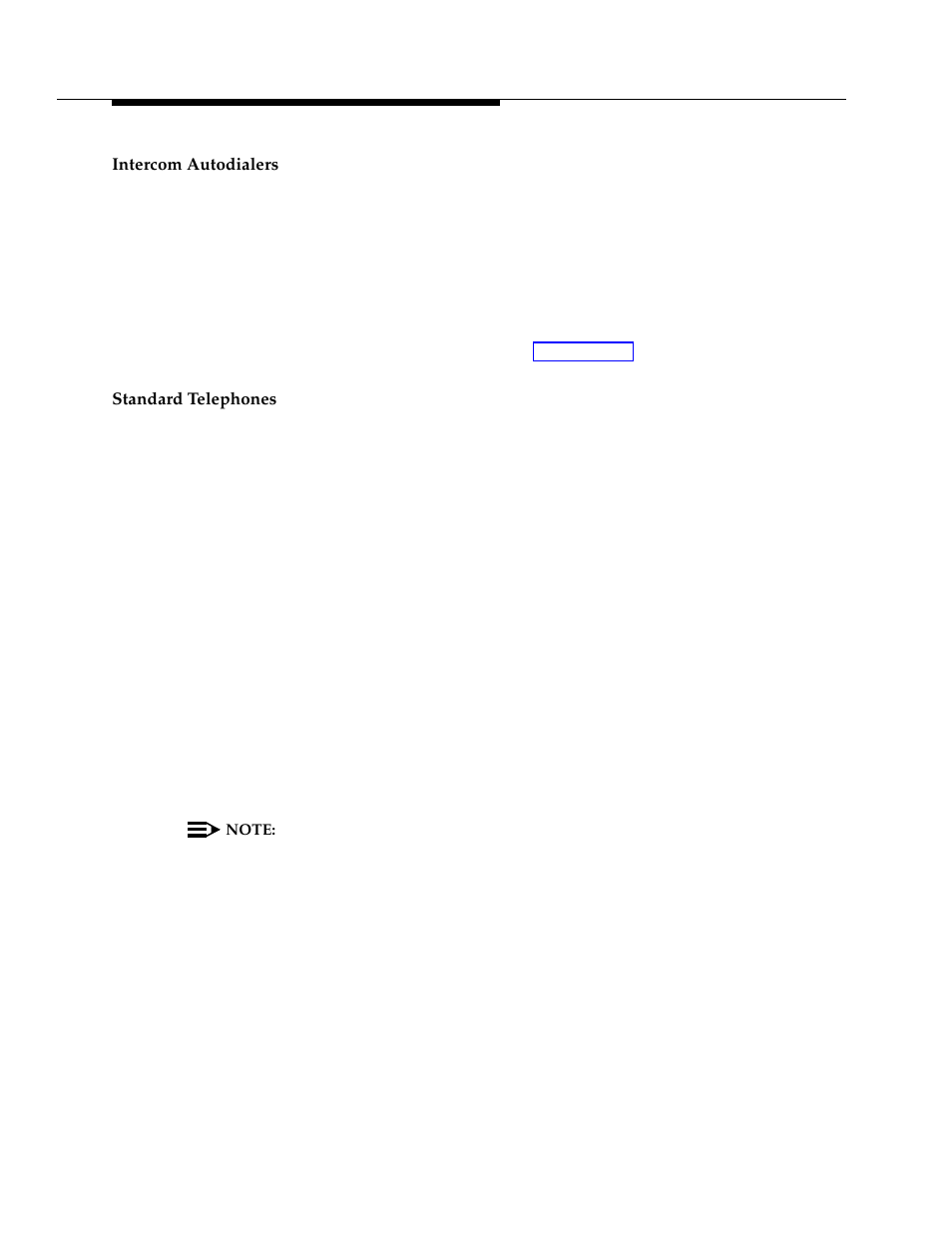Intercom autodialers, Standard telephones | Polycom TransTalk 9000-Series User Manual | Page 31 / 484