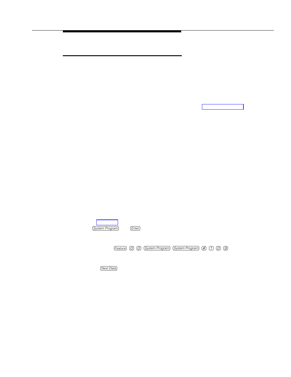 Outside conference denial (#109), Description, Related features | Considerations, Valid entries, Programming | Polycom TransTalk 9000-Series User Manual | Page 319 / 484