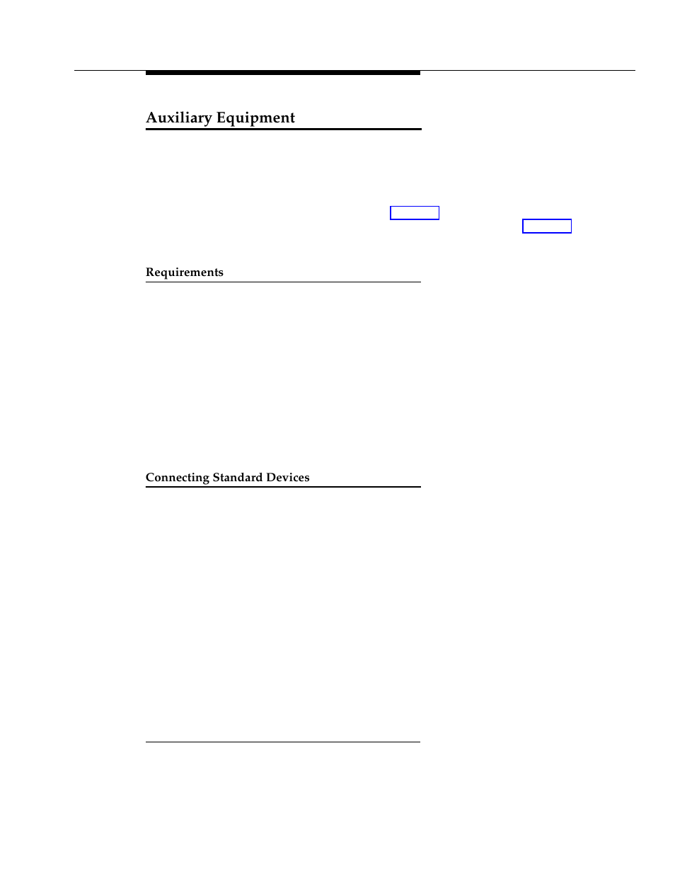 Auxiliary equipment, Requirements, Connecting standard devices | Polycom TransTalk 9000-Series User Manual | Page 32 / 484
